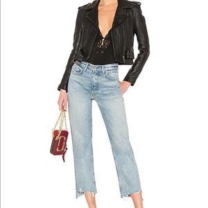 GRLFRND Helena high rise straight Jean